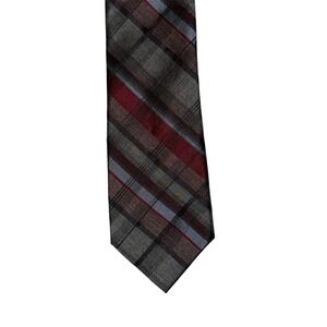 Awearness Kenneth Cole Men's Plaid Necktie 60 inchs